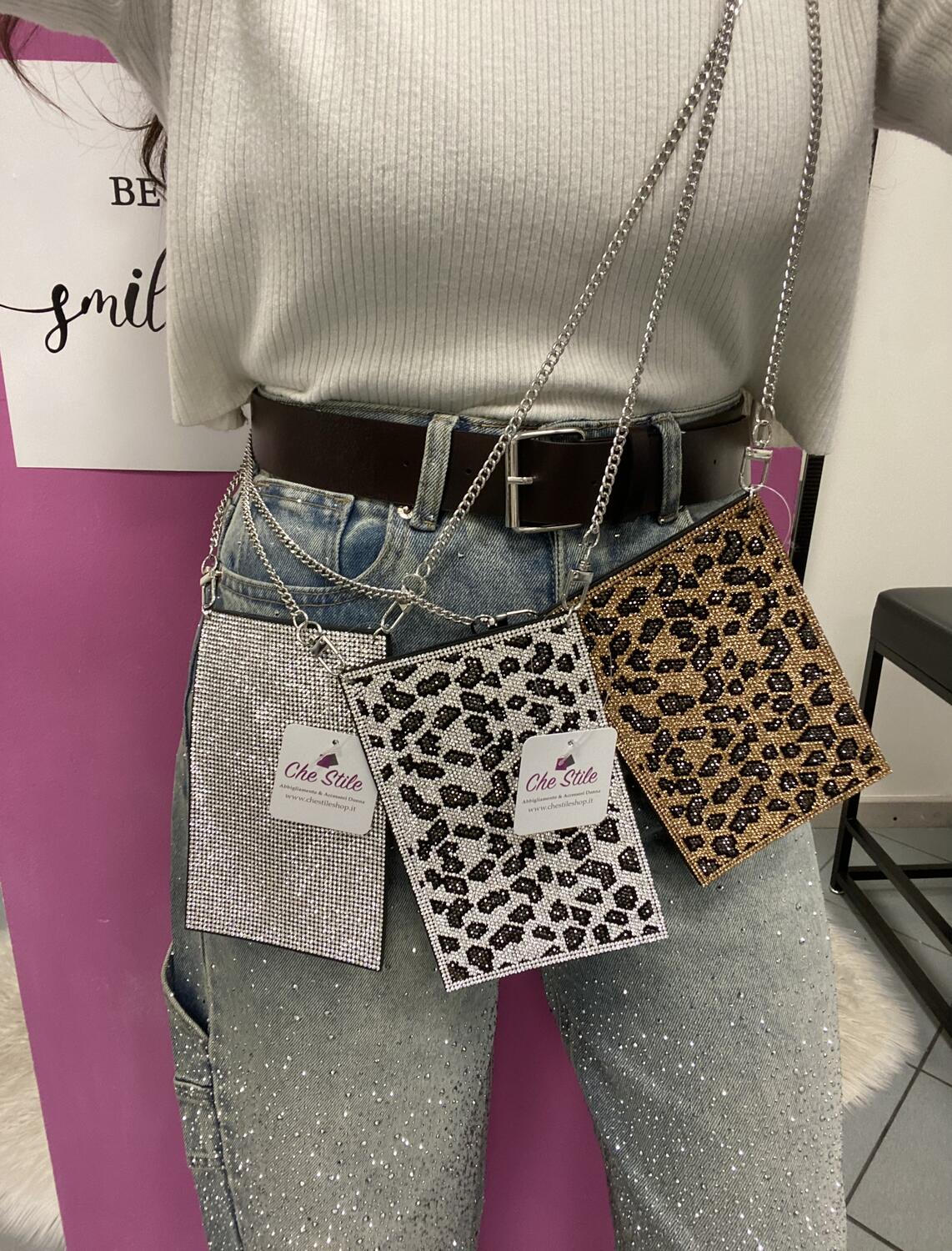 NOVITÀ Porta cellulare brillantinato