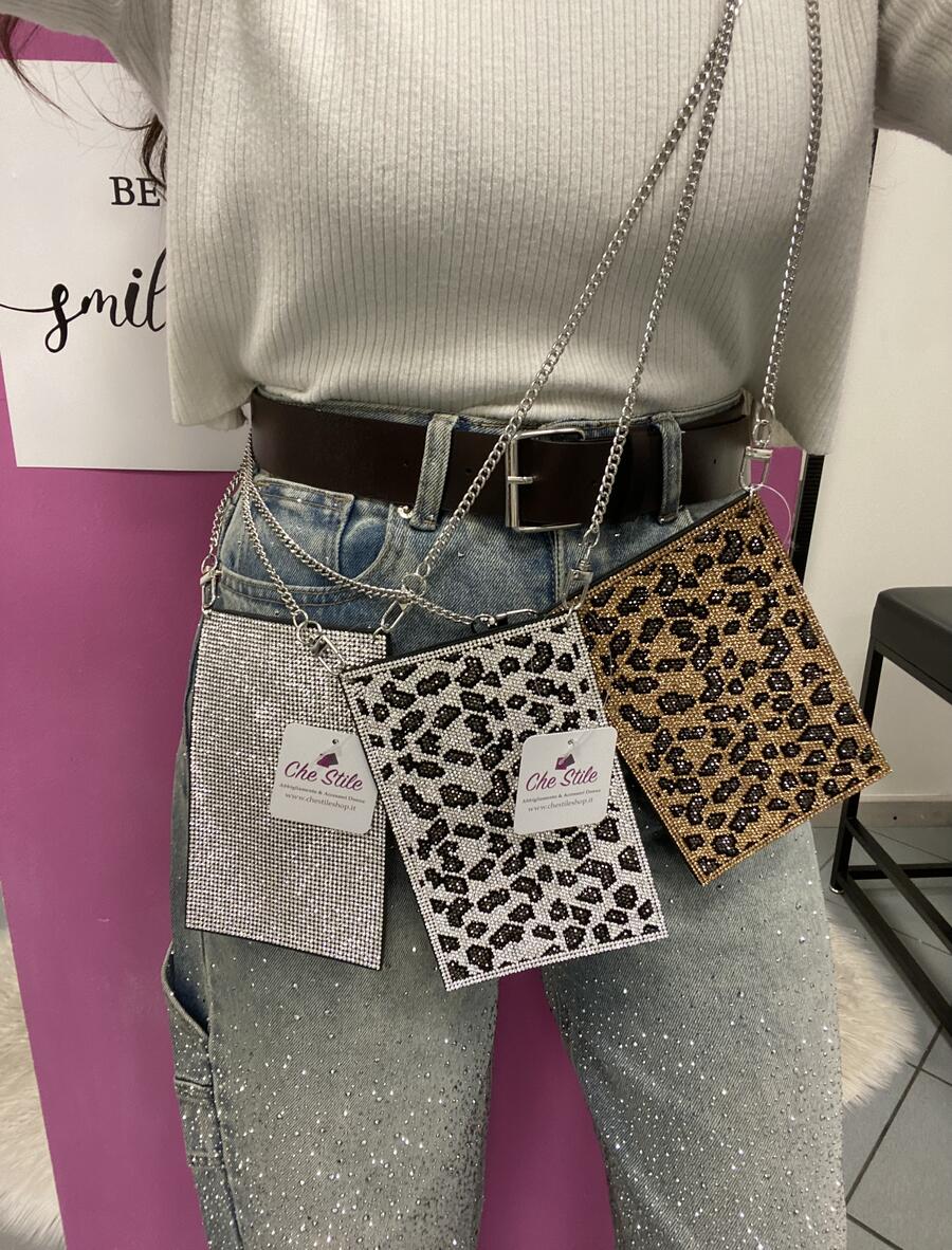 NOVITÀ Porta cellulare brillantinato