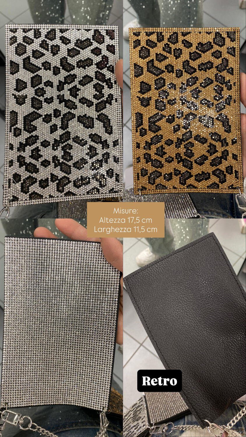 NOVITÀ Porta cellulare brillantinato