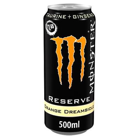 Monster reserve orange creamsicle 500ml UK price marked