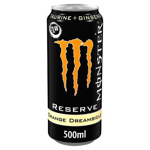 Monster reserve orange creamsicle 500ml UK price marked