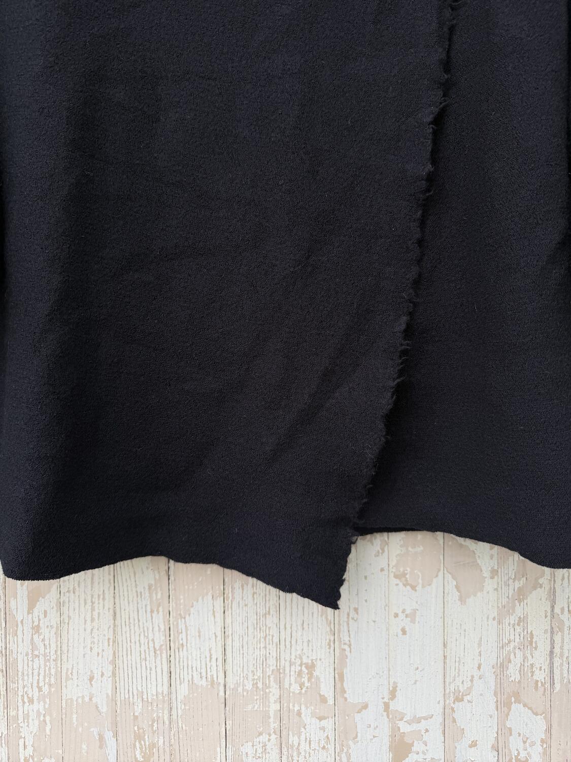 Giacca nera in pura lana