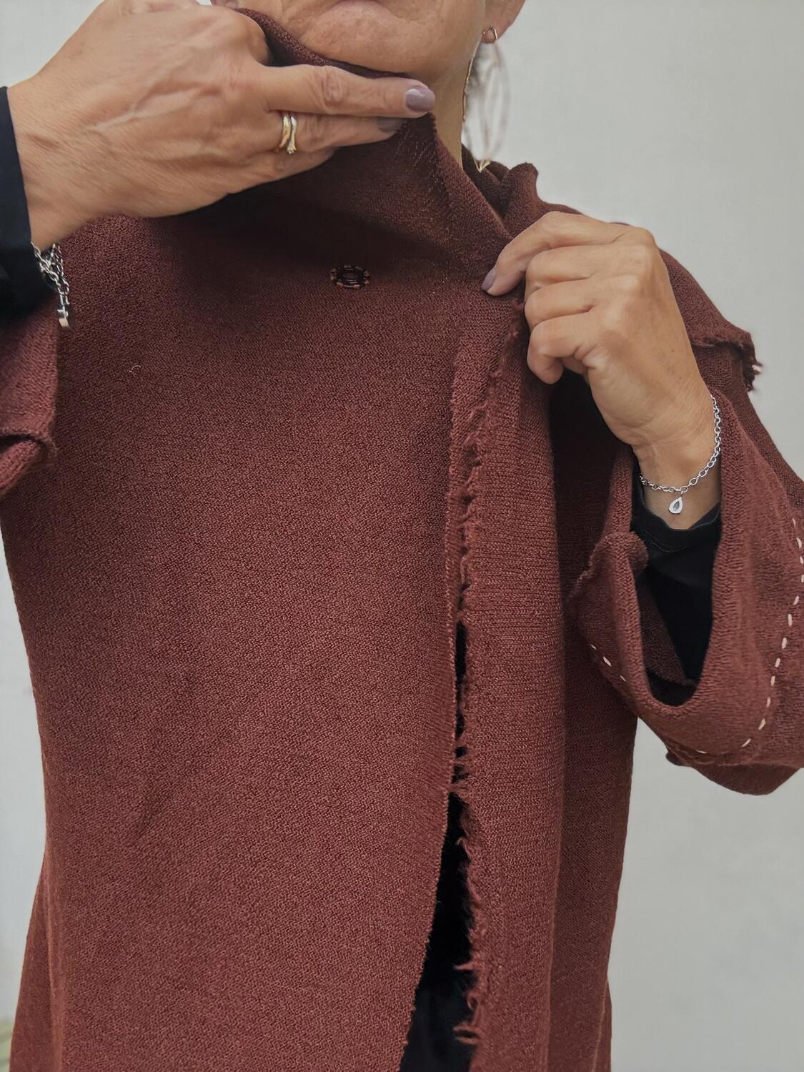 Giacca terra di Siena