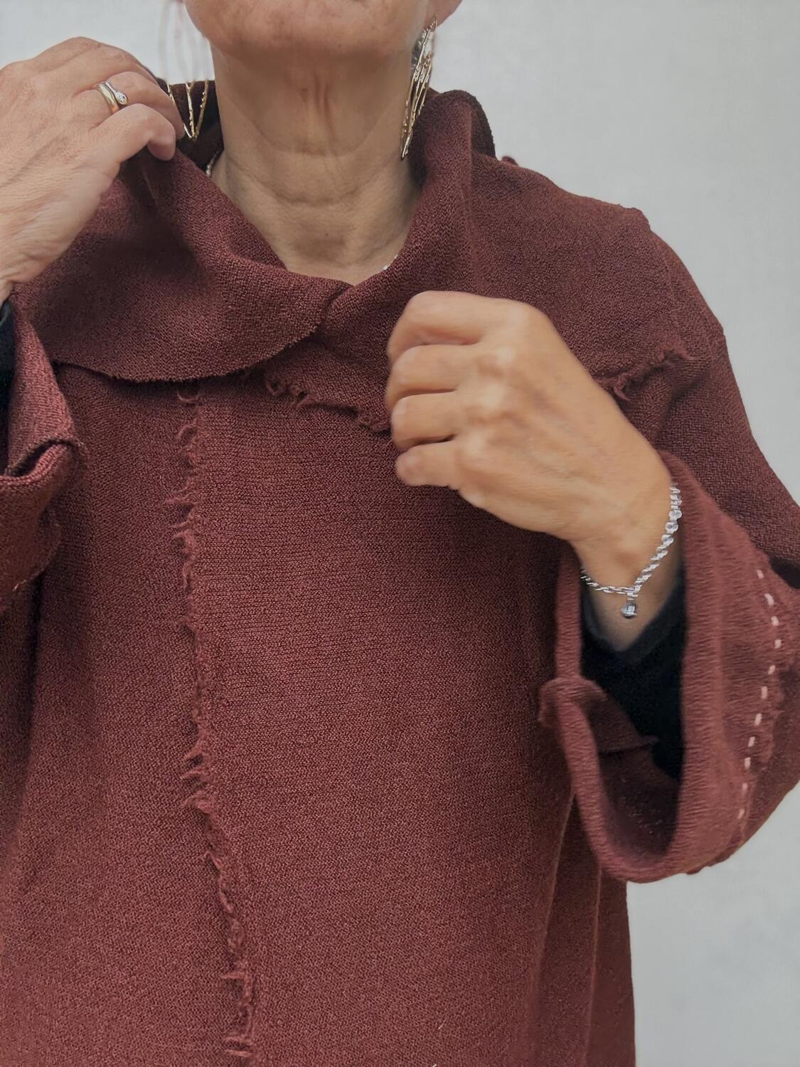 Giacca terra di Siena