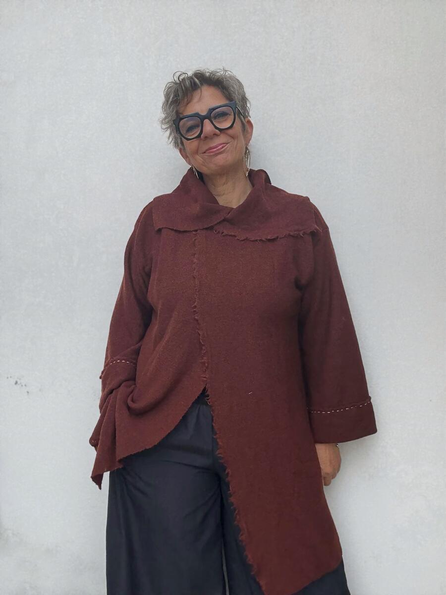 Giacca terra di Siena