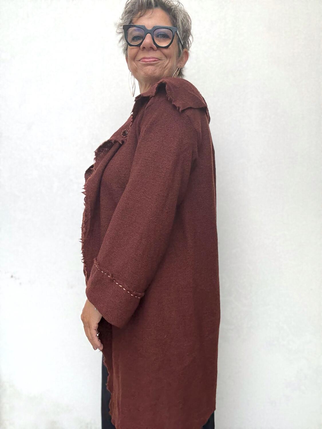 Giacca terra di Siena