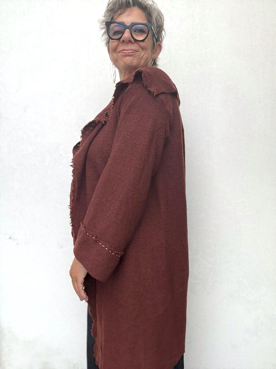 Giacca terra di Siena