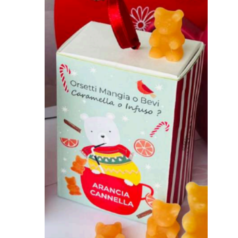 Margaret Torino - Orsetti Mangia o Bevi Arancia e Cannella Christmas