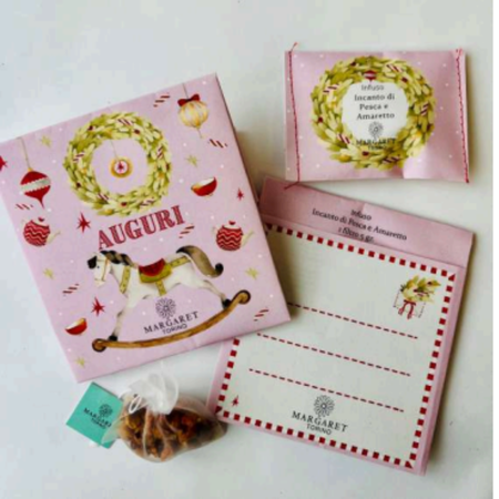 Margaret Torino - Busta auguri rosa