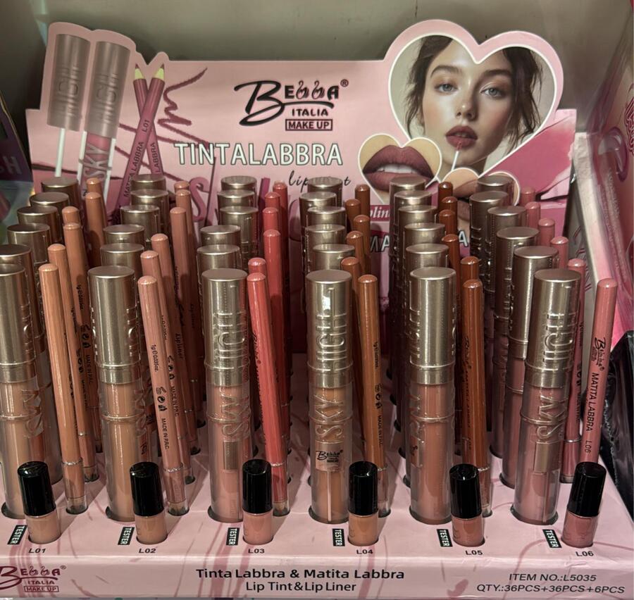 BELLA TINTA LABBRA & MATITA LABBRA kit da 2 pezzi
 [Conf.da 36kit da 2 pezzi]