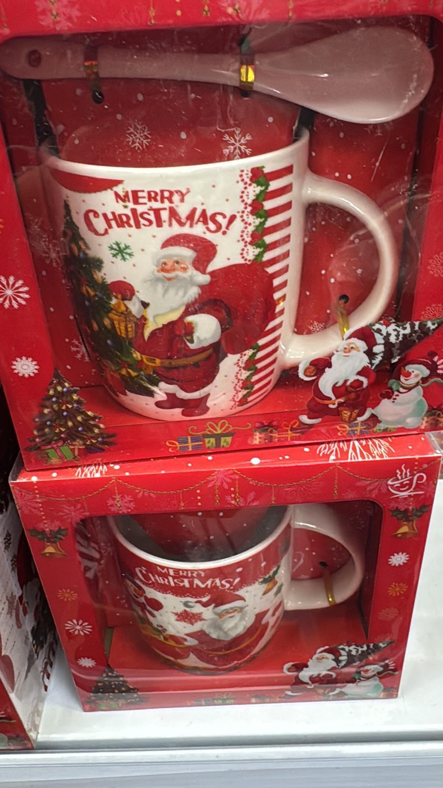 SET NATALE TAZZA CON CUCCHIAIO
 [Conf.da 3 pezzi]