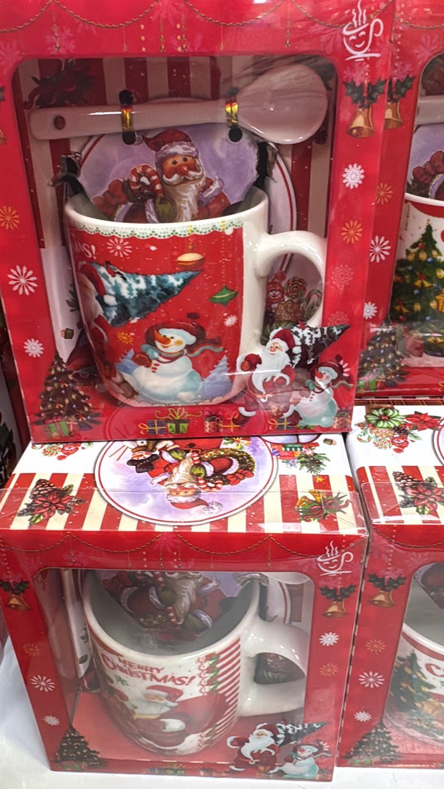 SET NATALE TAZZA CON CUCCHIAINO
 [Conf.da 6pezzi]