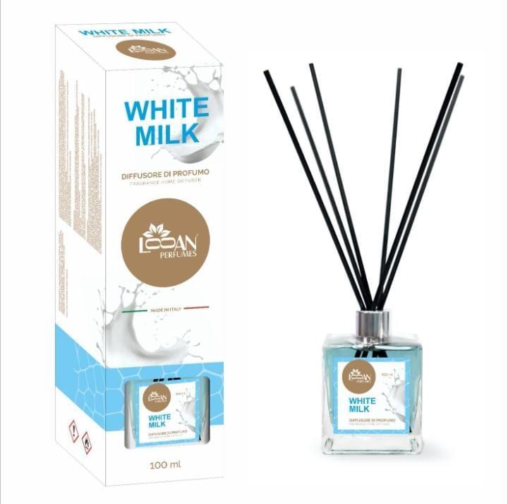 LOAN DIFFUSORE DI PROFUMO WHITE MILK DA 100 ml (Dupe BIANCO LATTE)
 [Conf.da 6 pezzi]