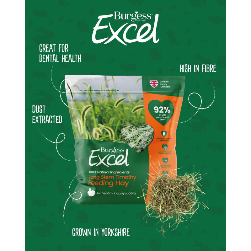 Fieno Excel Long Stem - 1 kg.