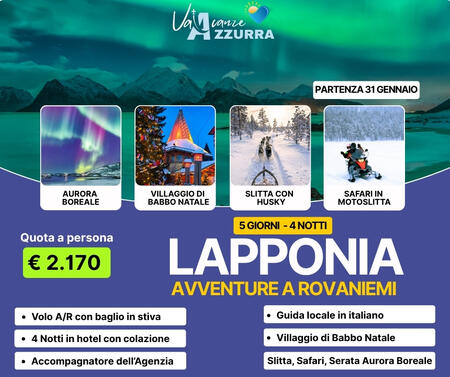 31 GENNAIO 2026  AVVENTURE A ROVANIEMI