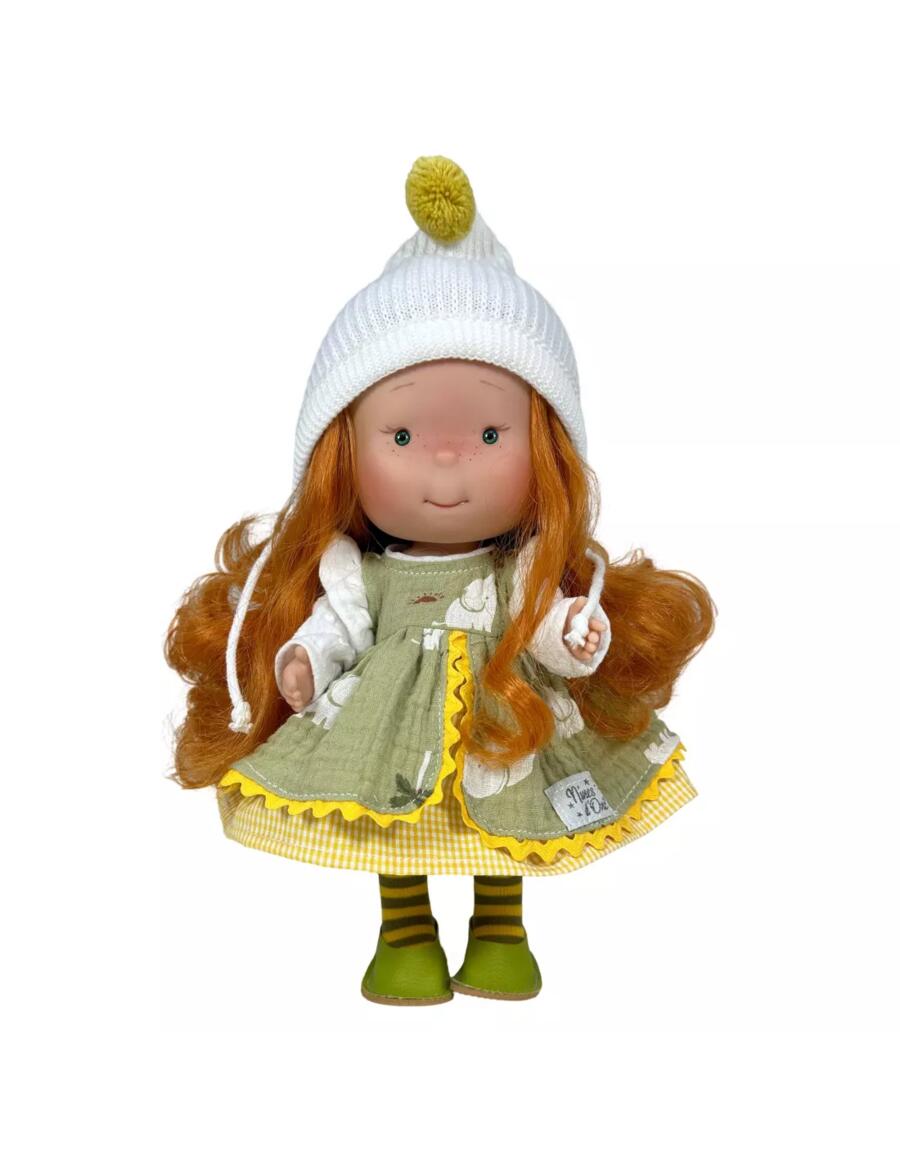 Bambola Pippa Countryside, occhi verdi espressivi