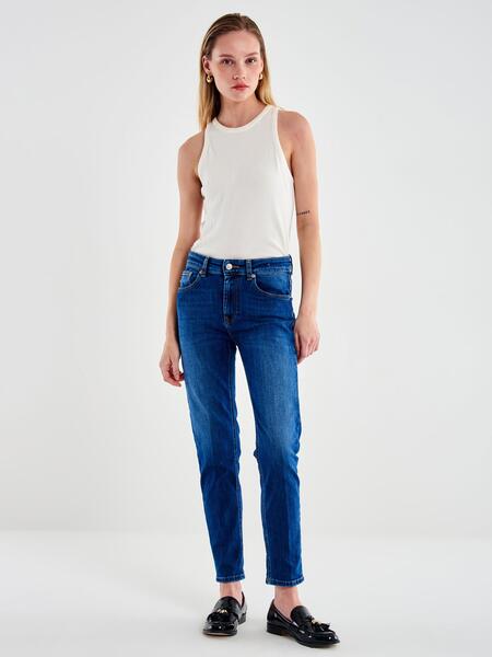 Vicolo Jeans Icon Daisy Blu