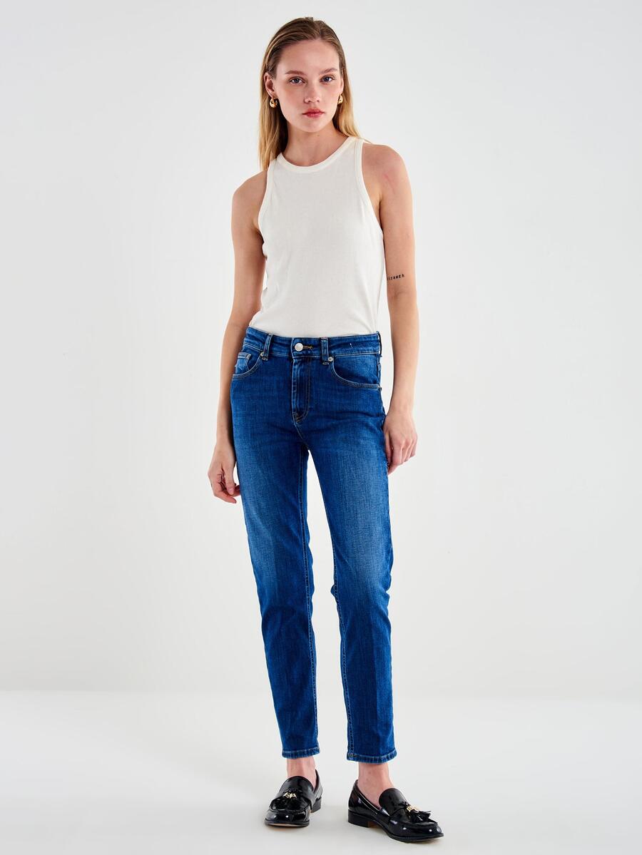Vicolo Jeans Icon Daisy Blu