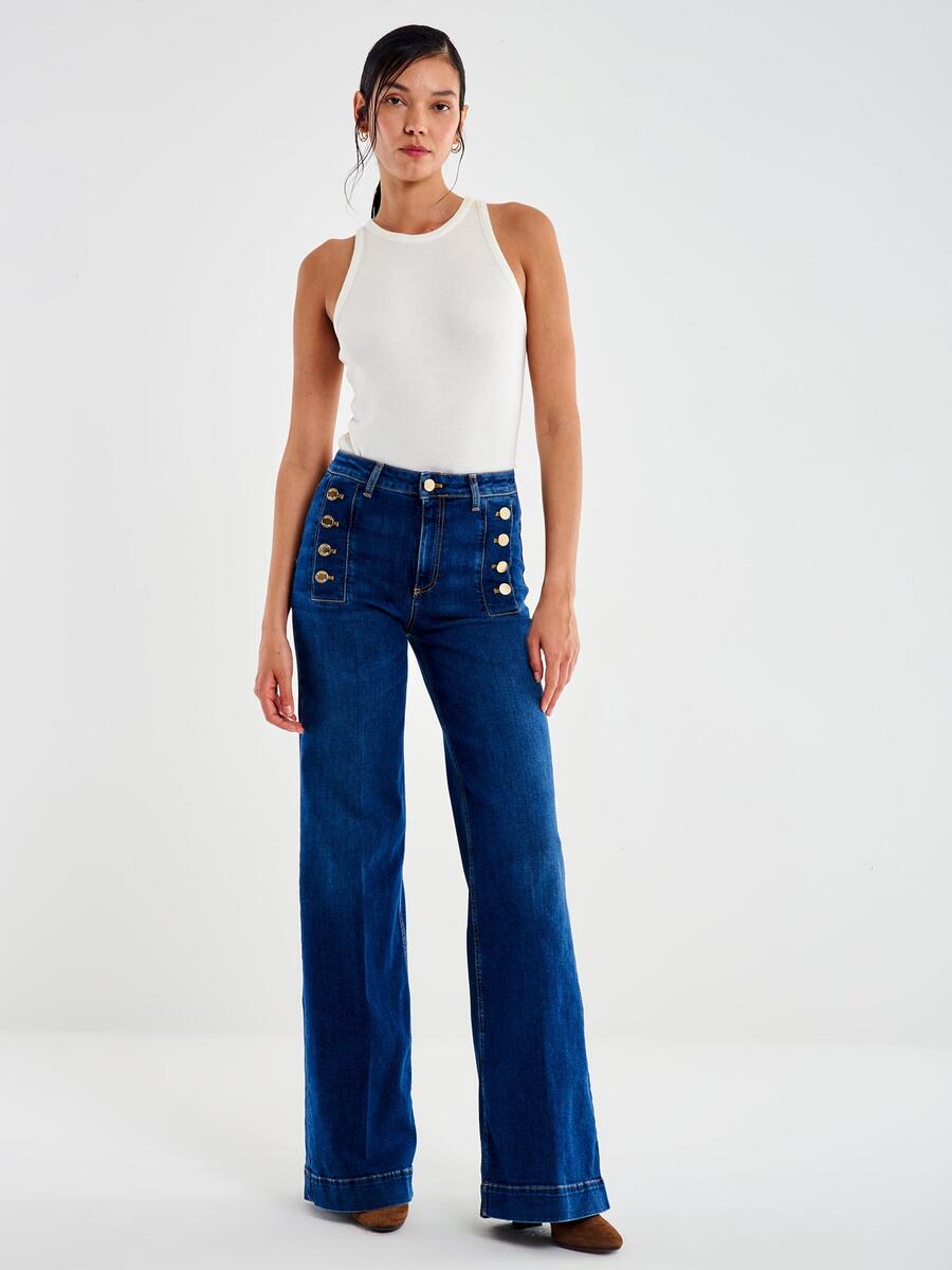 Vicolo Jeans Giudith con Bottoni