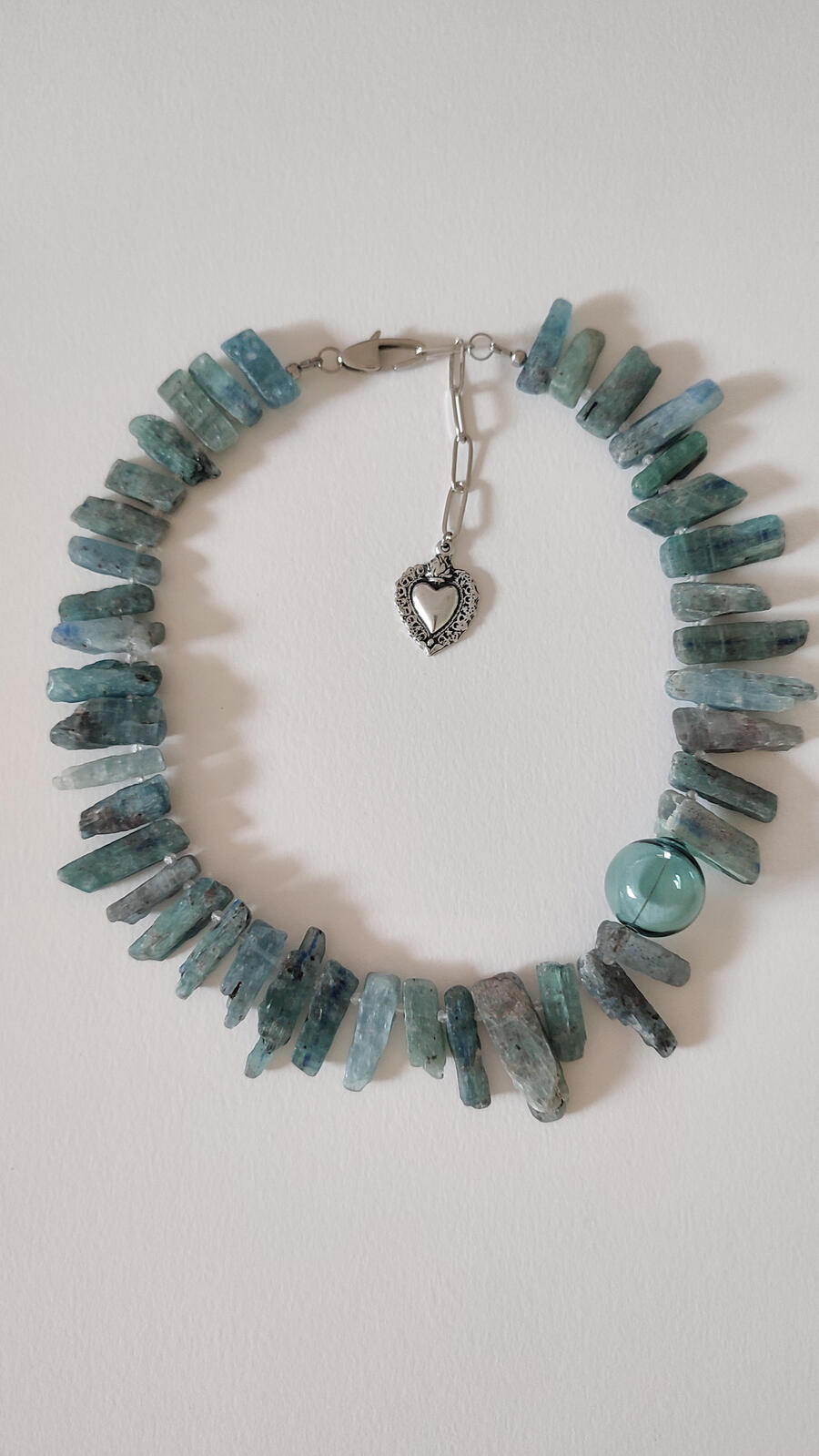 Collana Vetro e Cianite