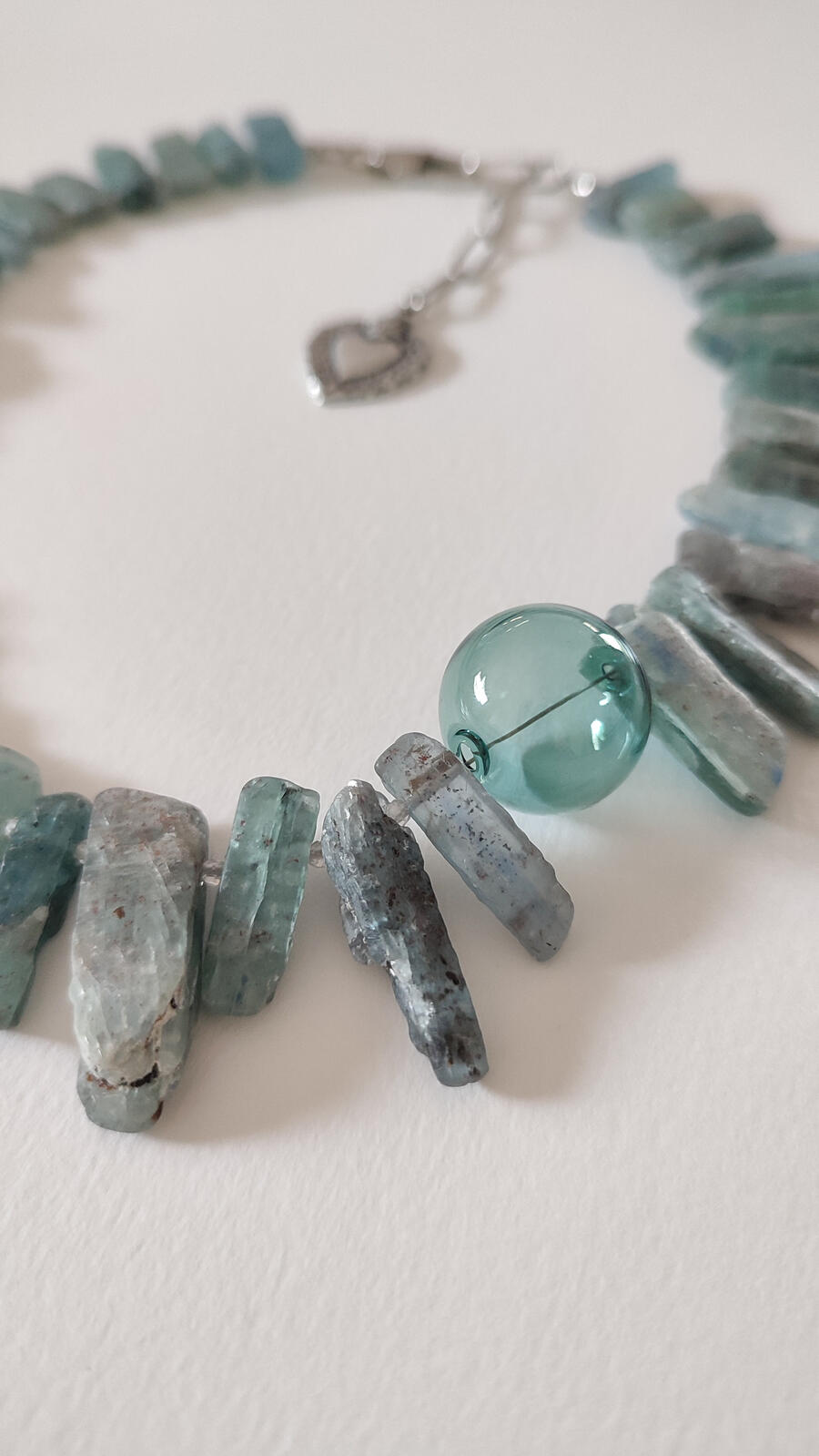 Collana Vetro e Cianite