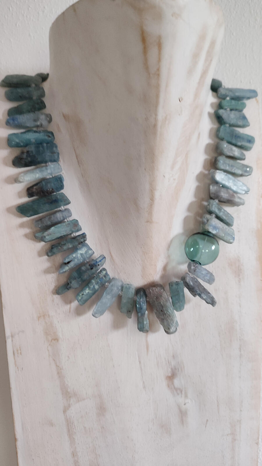 Collana Vetro e Cianite