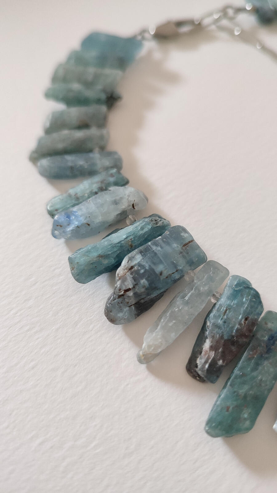 Collana Vetro e Cianite