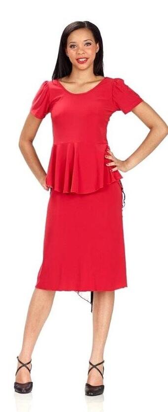 COMPLETO 2 PEZZI MAGLIA E GONNA CON PIZZO 3-0006