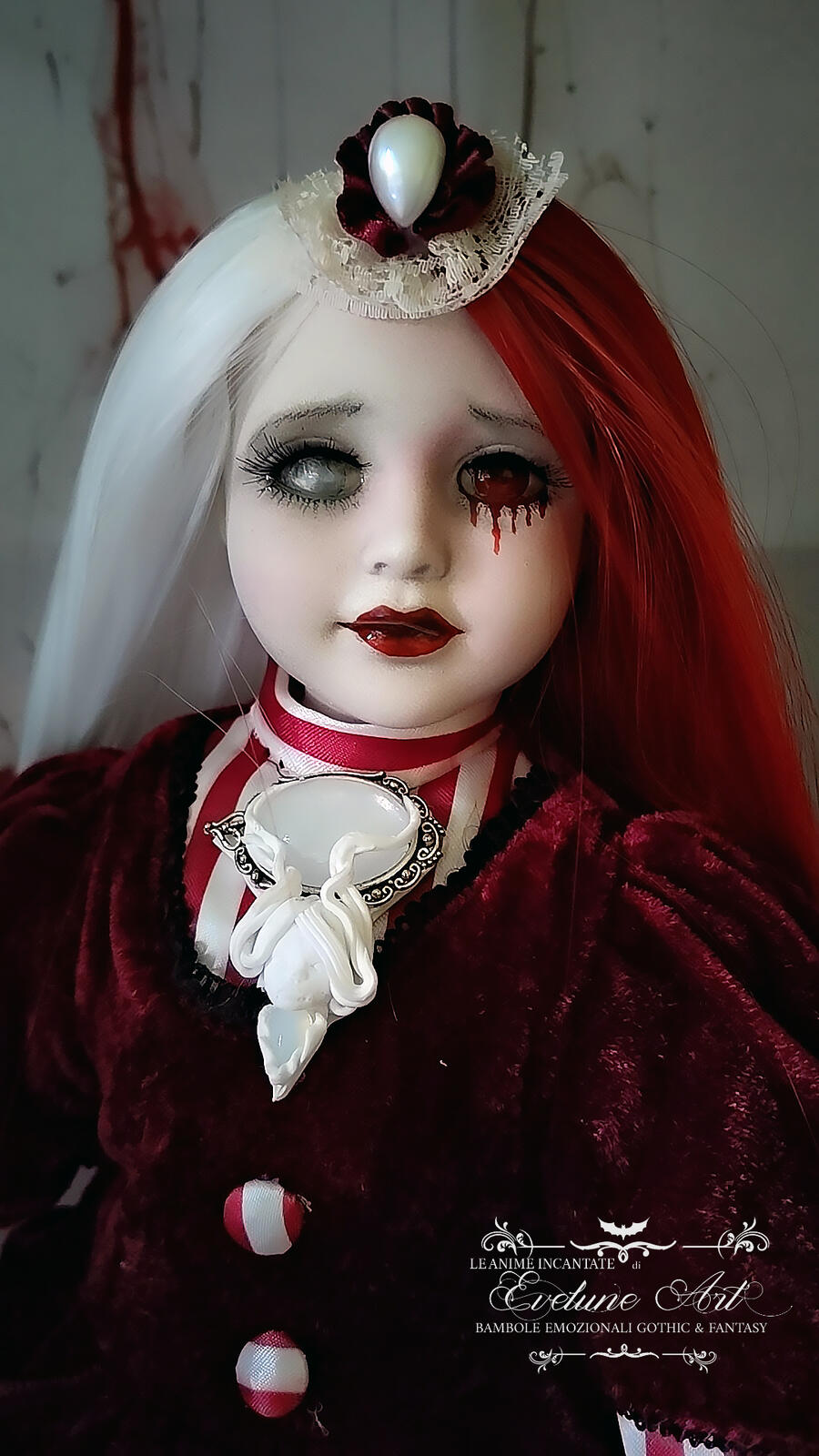 Loira - Bambola in porcellana fatta a mano