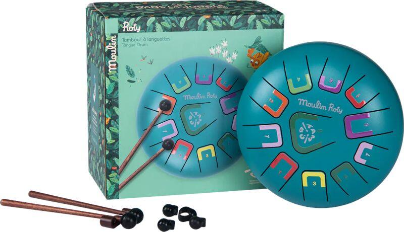 Tamburo armonico in metallo verde