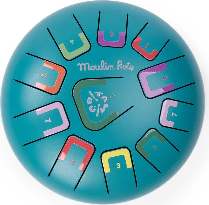 Tamburo armonico in metallo verde