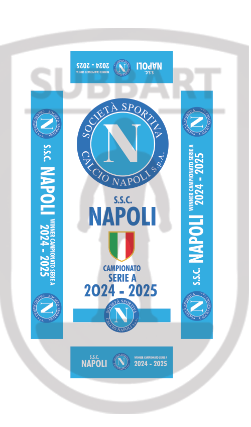 SCATOLA PERSONALIZZATA NAPOLI 2024/25