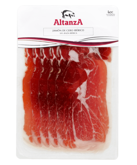 Pack affettati 16 buste da 80 gr di jamon iberico pata negra di cebo Altanza - jabugo  