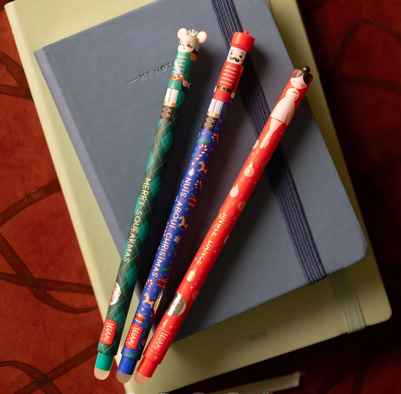 Set di 3 Penne Gel Cancellabili - Natale 2025 Legami