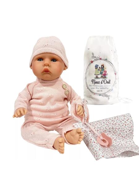 Adri – Bambola 40 cm con Doudou Coniglietto | Nines d'Onil