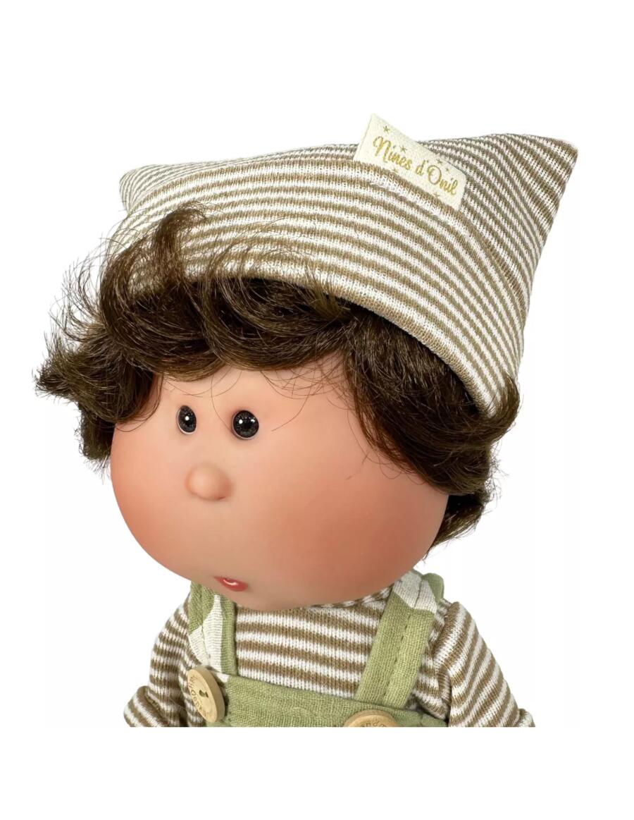 Mio Farmer – Bambolotto 30 cm in vinile con salopette elegante | Nines d'Onil