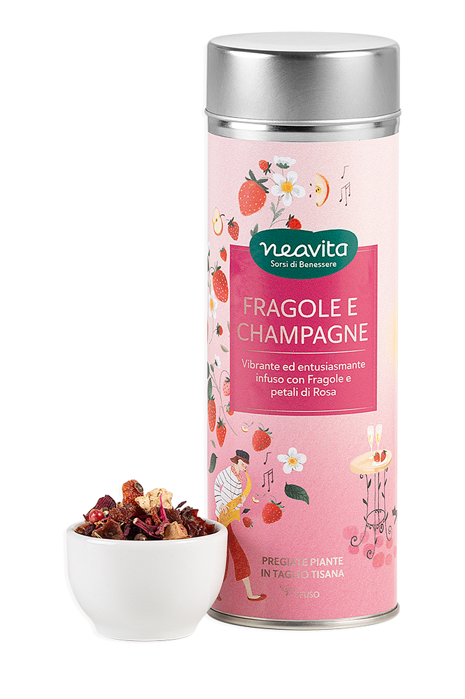 Neavita Infuso di Frutta FRAGOLE E CHAMPAGNE