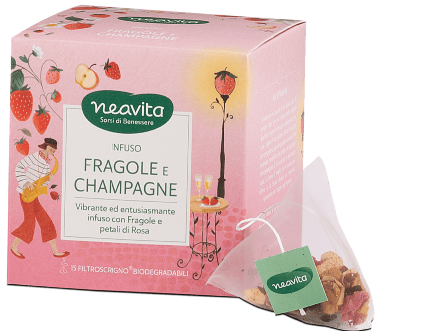Neavita Infuso di Frutta FRAGOLE E CHAMPAGNE