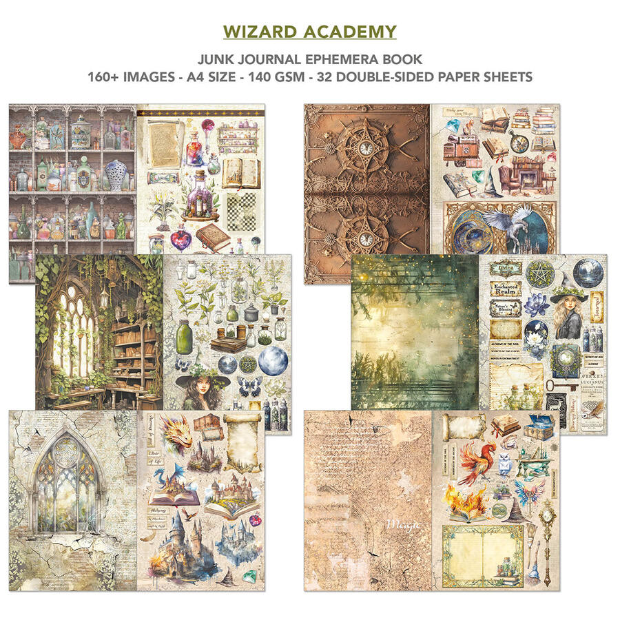 Ephemera Book Wizard Academy