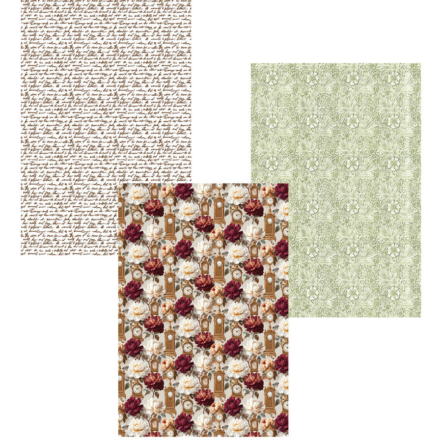 Deluxe Paper Silver & Vellum Dual Pack  A4 Mixed 6 pcs Book Lovers