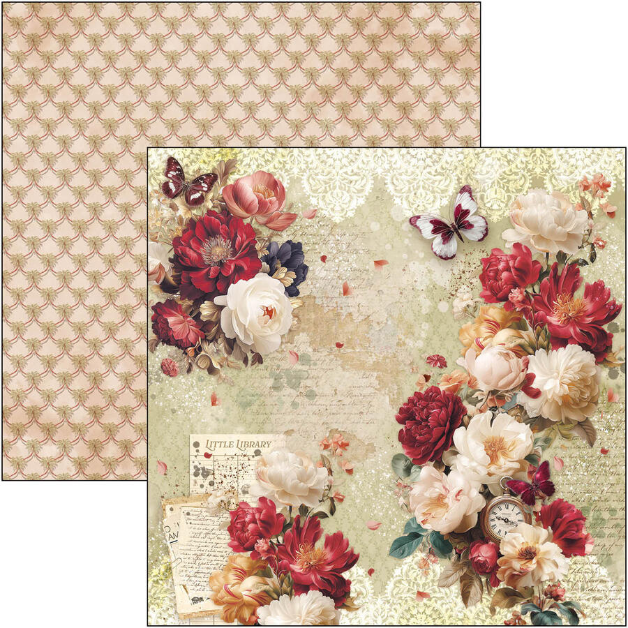 Book Lovers Paper Pad 20,3 x 20,3 + 1 Extra free special sheet