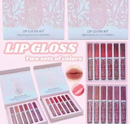 MOCMALLURE KIT DA 6 LIPGLOSS (Dupe Yara)
 [Conf.da 3 kit]