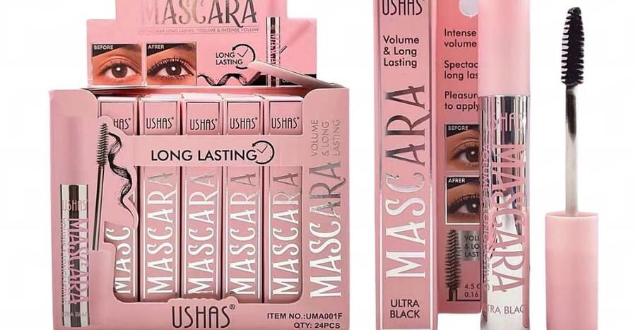 USHAS MASCARA LONG LASTING ULTRA BLACK
 [Conf.da 24 pezzi]