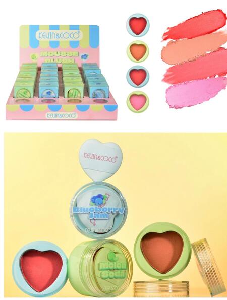 KEVIN & COCO MOUSSE BLUSH 
 [Conf.da 24 pezzi]