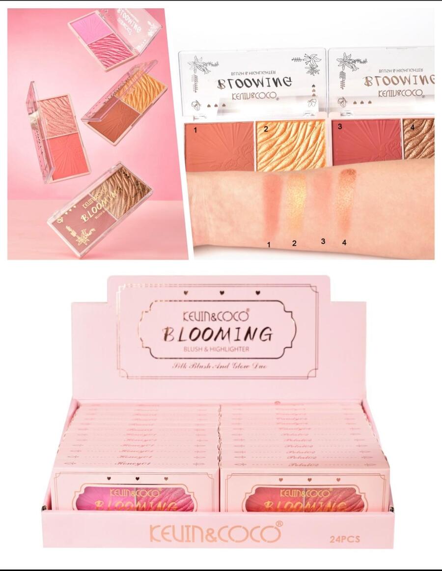 KEVIN & COCO BLUSH&HIGHLIGHTER (Dupe CHARLOTTE TILBURY )  
 [Conf.da 24 pezzi]