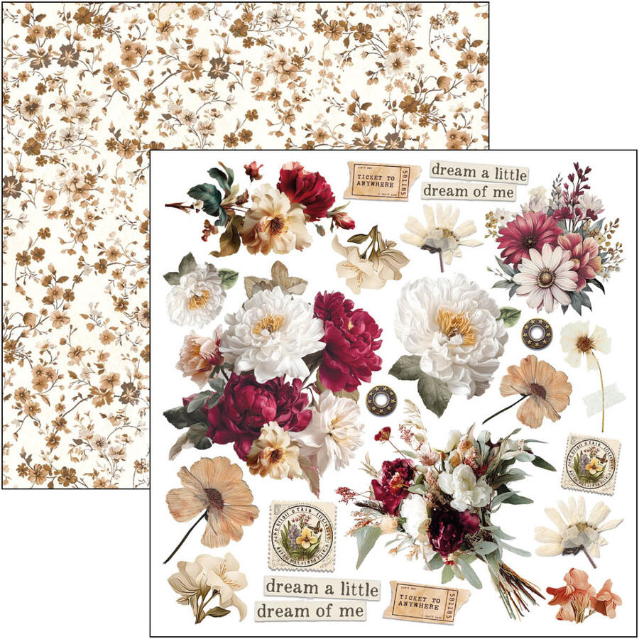 Book Lovers Fussy Cut pad 15 x 15 cm