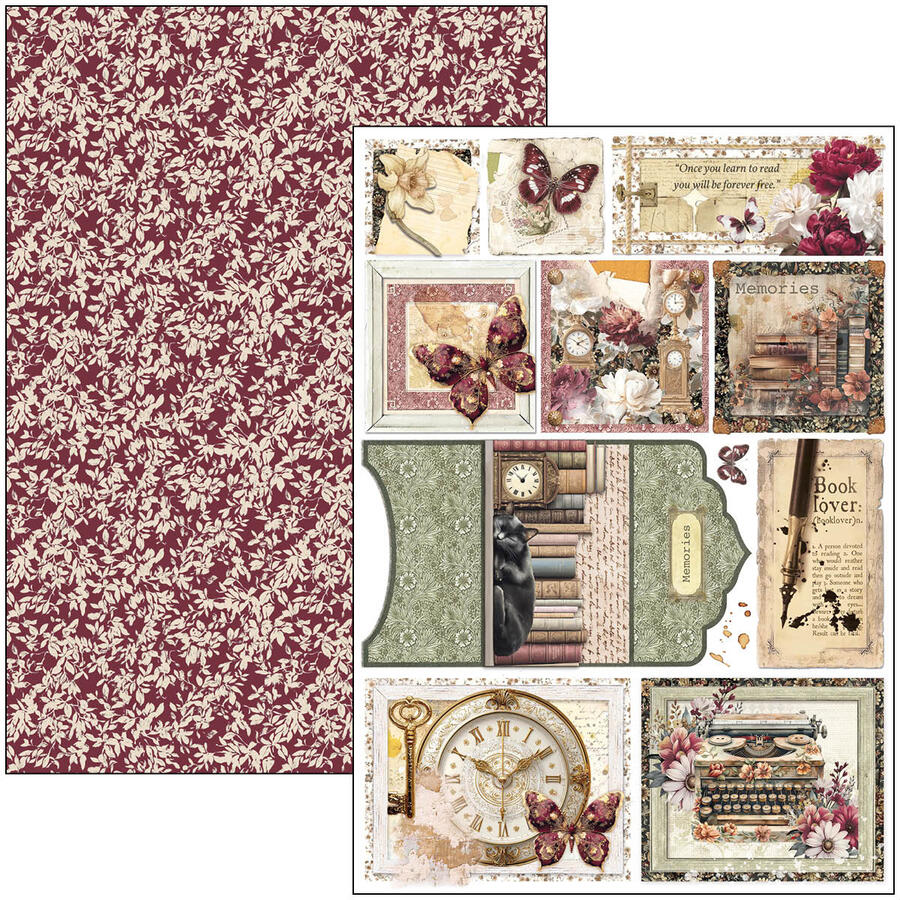 Book Lovers Creative Pad A4