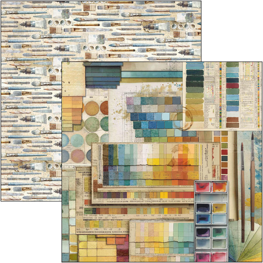 An artist Journey Paper Pad 20,3 x 20,3 + 1 Extra free special sheet