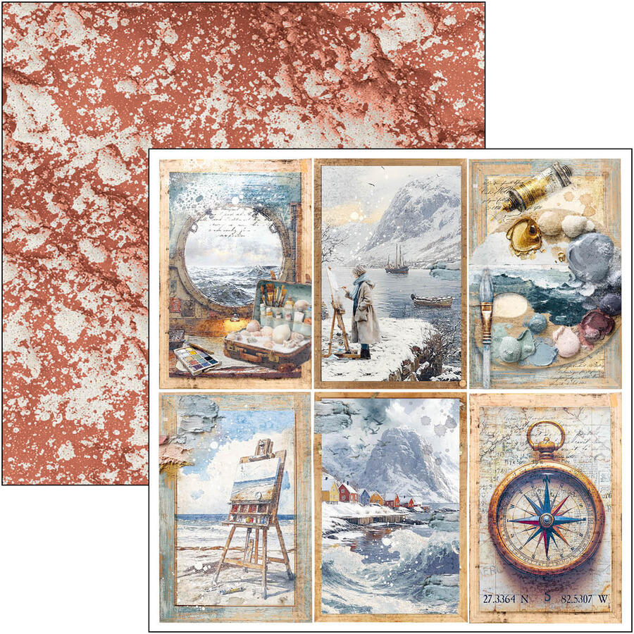 An artist Journey Paper Pad 20,3 x 20,3 + 1 Extra free special sheet