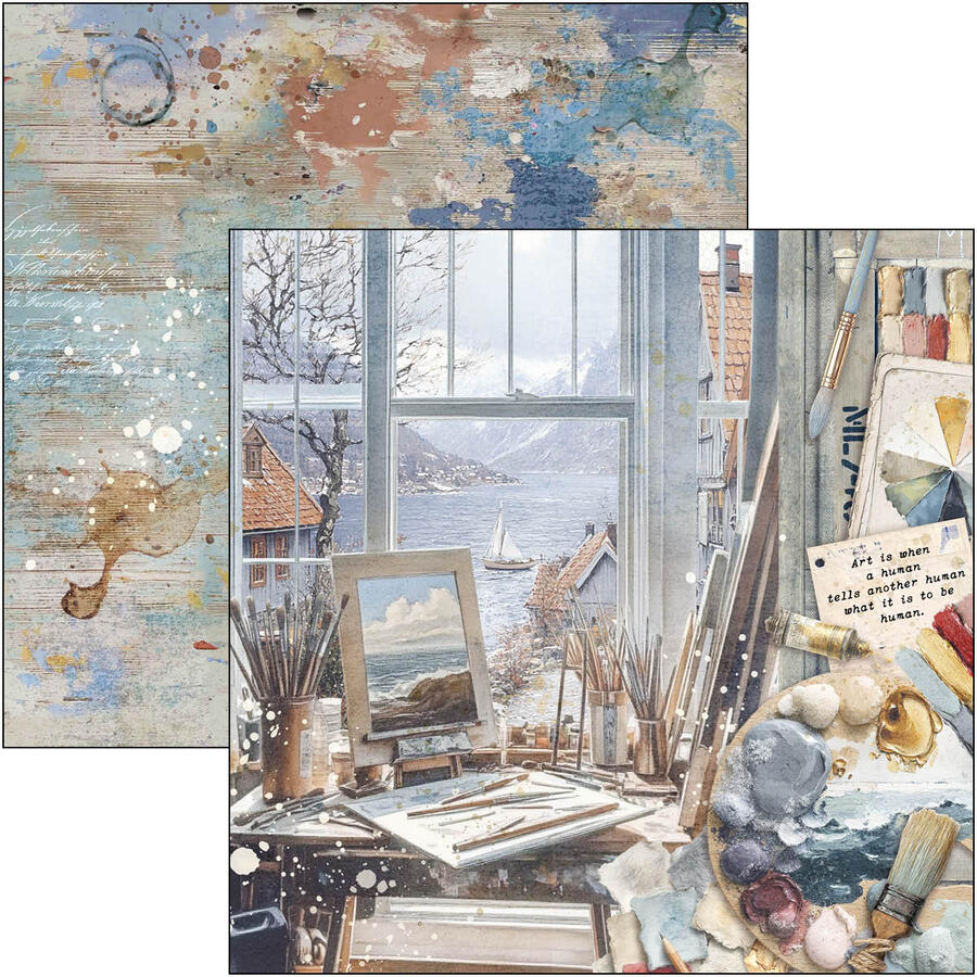 An artist Journey Paper Pad 20,3 x 20,3 + 1 Extra free special sheet